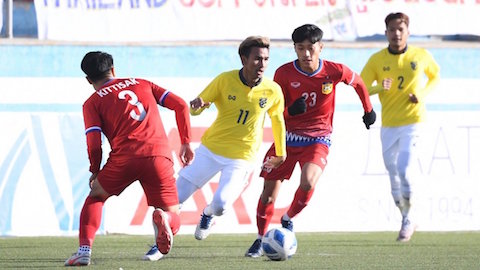 Vòng loại U23 châu Á 2022: U23 Thái Lan có trận thắng đầu tiên của bảng J
